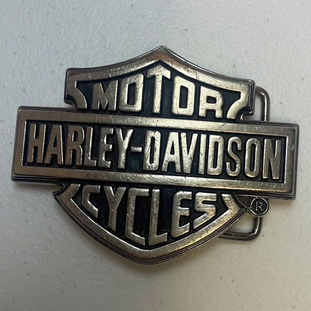Harley-Davidson Bar & Shield Logo Belt Buckle 2005 Vintage Y2K